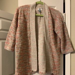 Pick three-quarter sleeve cardigan